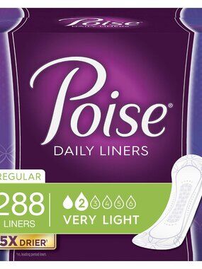 Poise Daily Incontinence Panty Liners